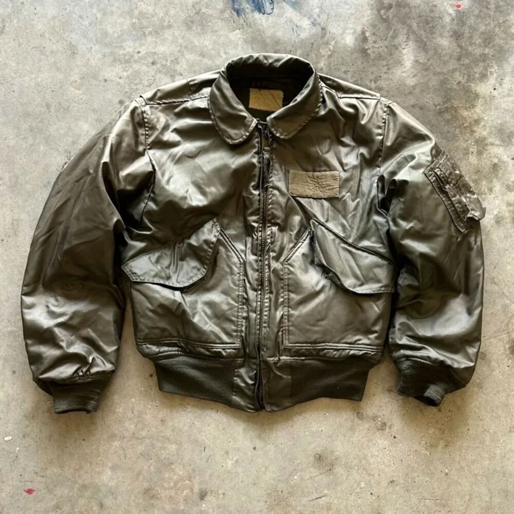 Vintage Military USAF Flight Bomber Jacket Size Medium